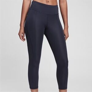 GAP GapFit Sculpt Compression Black High Rise Workout Leggings Size M